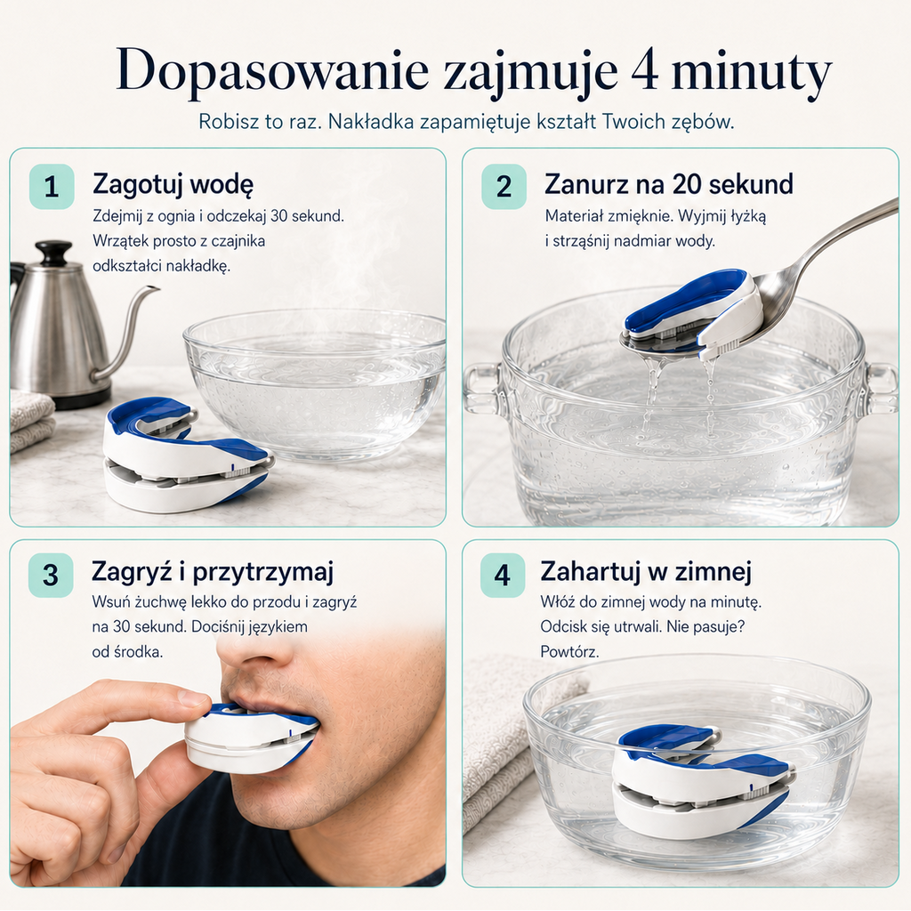 Dopasowanie nakładki w czterech krokach