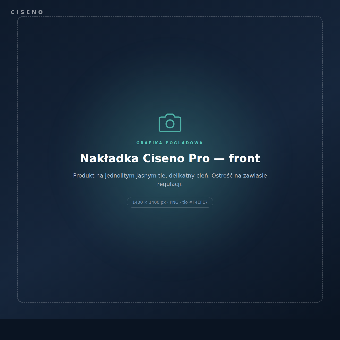 Nakładka Ciseno Pro — ujęcie od frontu
