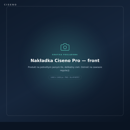 Nakładka Ciseno Pro — ujęcie od frontu